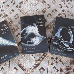 Fifty Shades of Grey Trilogy EL James Set Of 3 Books Shades Darker Shades Free